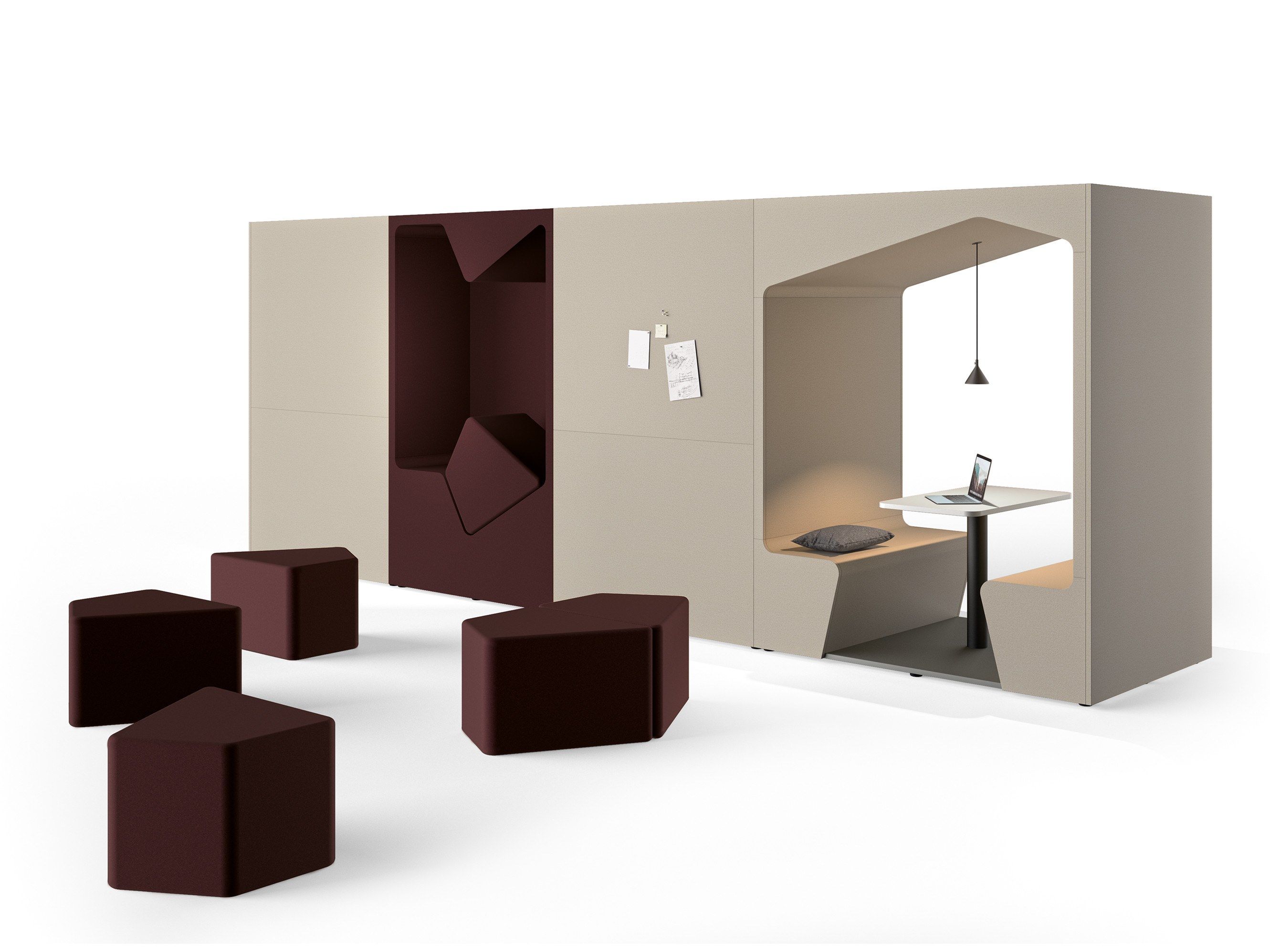 Ткань пуф werner works паркур ARCH-00107197 - Вид №1