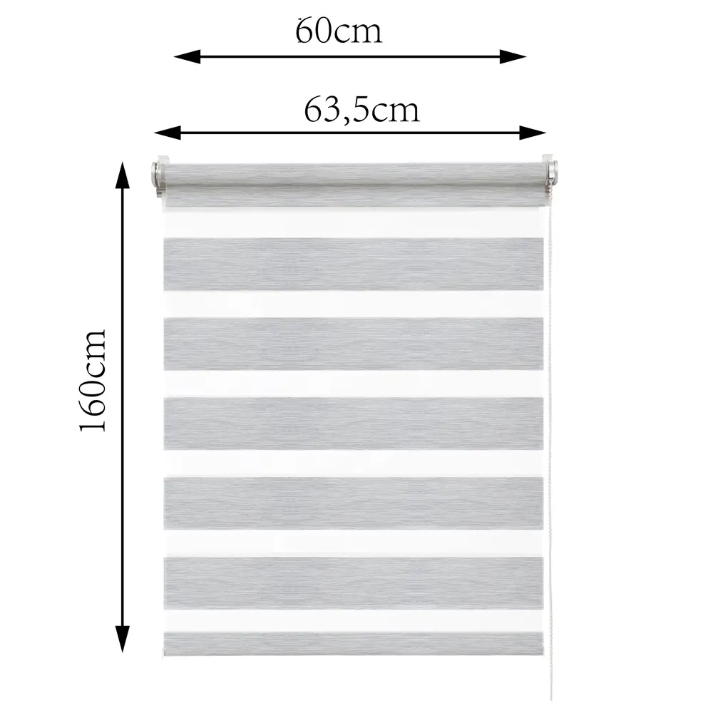 Рулонная штора день-ночь INSPIRE Moscou — умный световой контроль 85225638 STLM-0060072 - Вид №2