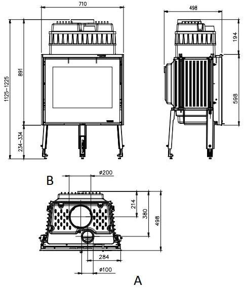 LA NORDICA EXTRAFLAME Дровяной очаг для каминов sun-id-1361521 - Вид №3