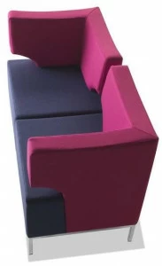 Sedex Барный диван из мягкой ткани Dexter