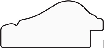 BY 1081 Зеркало в багетной раме - алебастр 48 mm EVOFORM Definite - Вид №3