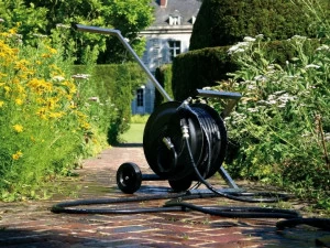 TRADEWINDS Тележка для намотки садового шланга из нержавеющей стали