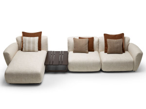 Тканевый модульный садовый диван