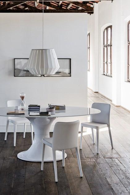 Midj Стул ресторана обитый кожей современный стиль Nené sun-id-1378813 - Вид №2