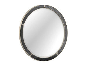 Настенное круглое зеркало с рамкой