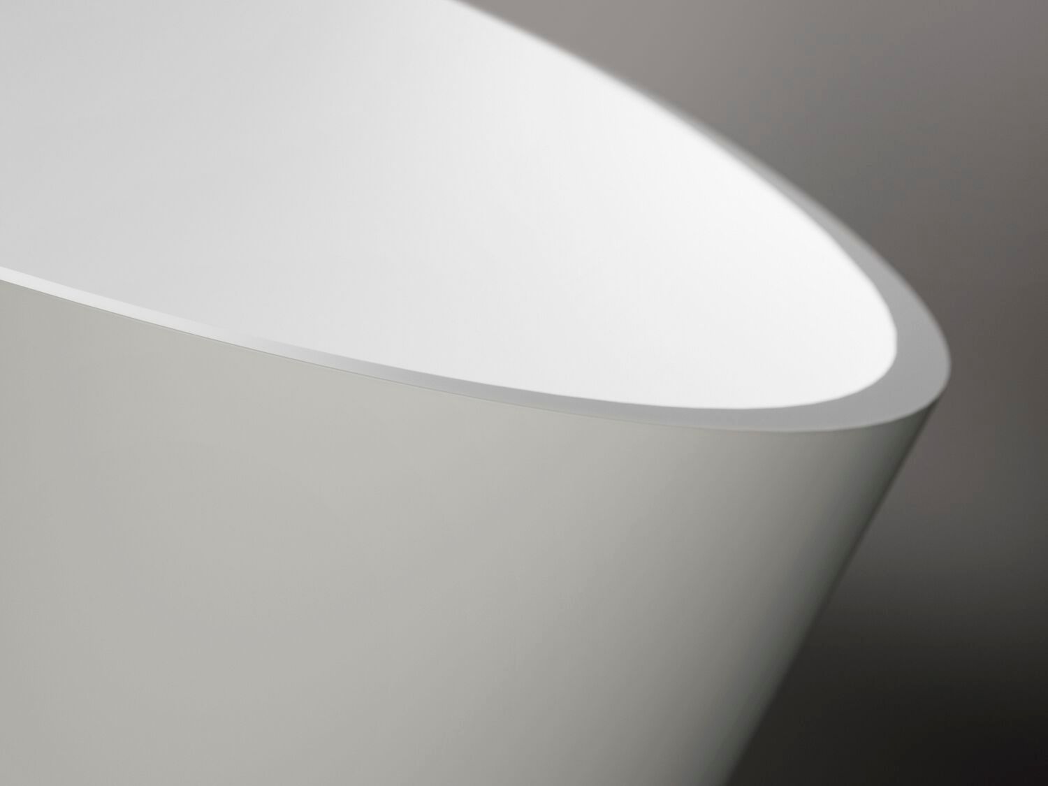 Овальная ванна в центре комнаты в твердой поверхности Gruppo Treesse мебель для ванной комнаты-отдельно стоящие ванны ARCH-00040277 - Вид №10