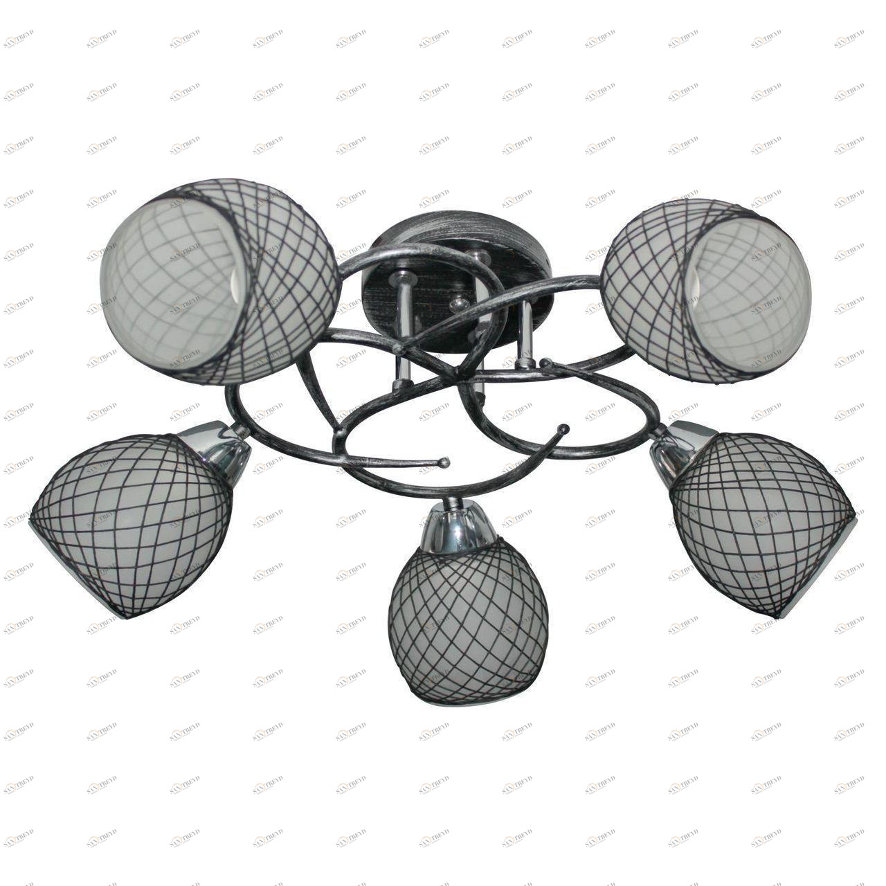 Потолочная люстра Toplight Jeanine TL7430X-05BP TOPLIGHT JEANINE 183918 Черный 