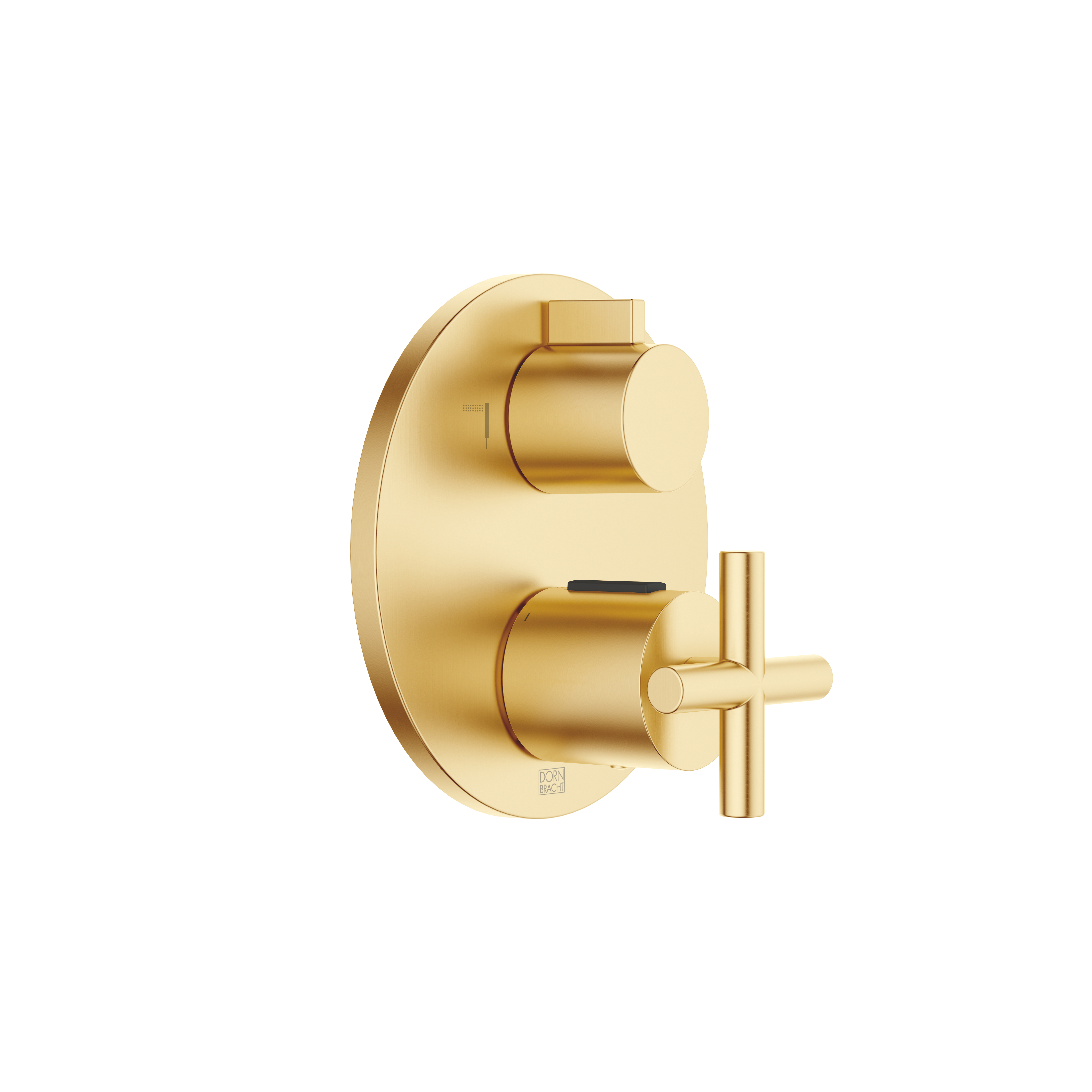TARA Скрытый термостат с двухфункциональным регулятором громкости - матовая дюрабрасс (23-каратное золото) DornBracht 36426892-28