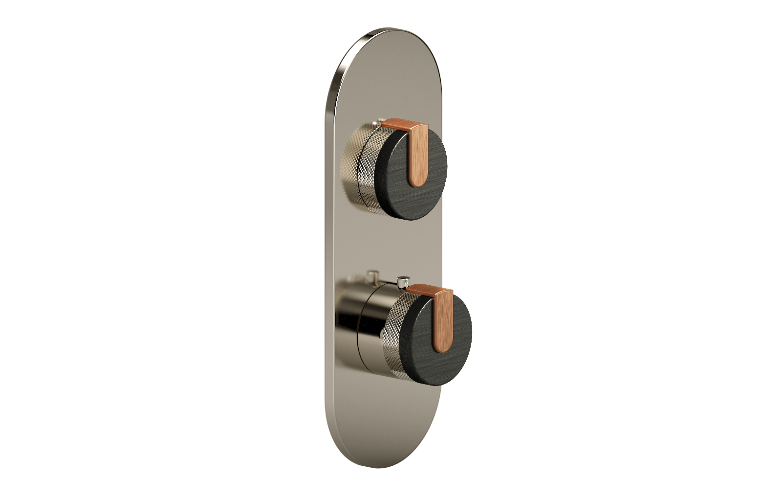 E-8026-R1BOXE0-L1BRG-PN-T Планка M-Series с 2 ручками - Внешняя часть GRAFF MOD+