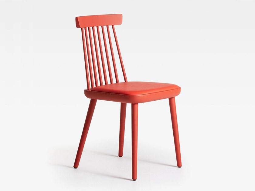 SIPA Стул из лакированного дерева со встроенной подушкой Colonial sun-id-1498458 - Вид №1