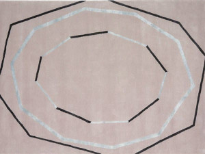 Прямоугольный ковер ручной работы