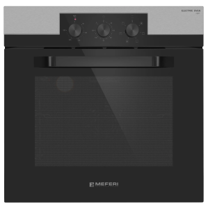 9168817 Электрический духовой шкаф Meferi MEO606IX LIGHT серебристый