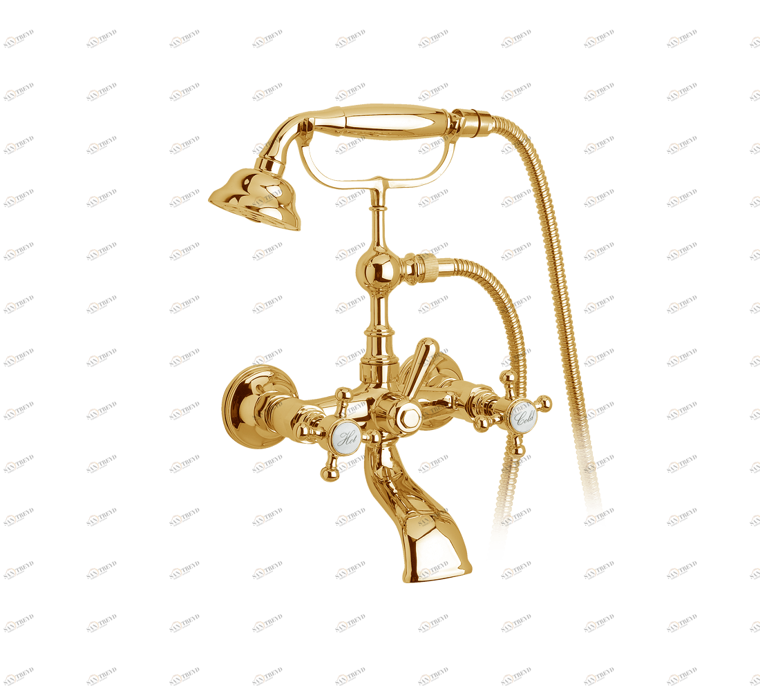 Gentry Home Центр смесителя для раковины до центра два отверстия под смеситель мм Antique Темное золото sun-id-1075206