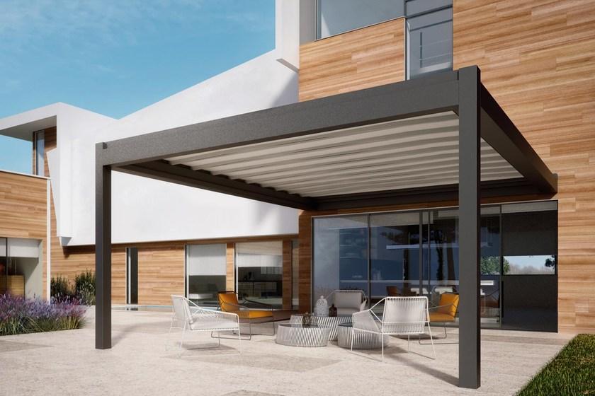 PRATIC F.lli ORIOLI Пристенная пергола из алюминия Pergole sun-id-1383972 - Вид №3