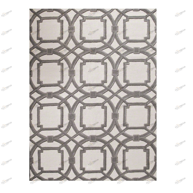 Ковер Arabesque серый 240х330 DOLLY CAPRETS ДИЗАЙНЕРСКИЕ, ARABESQUE 015181 Белый;серый 