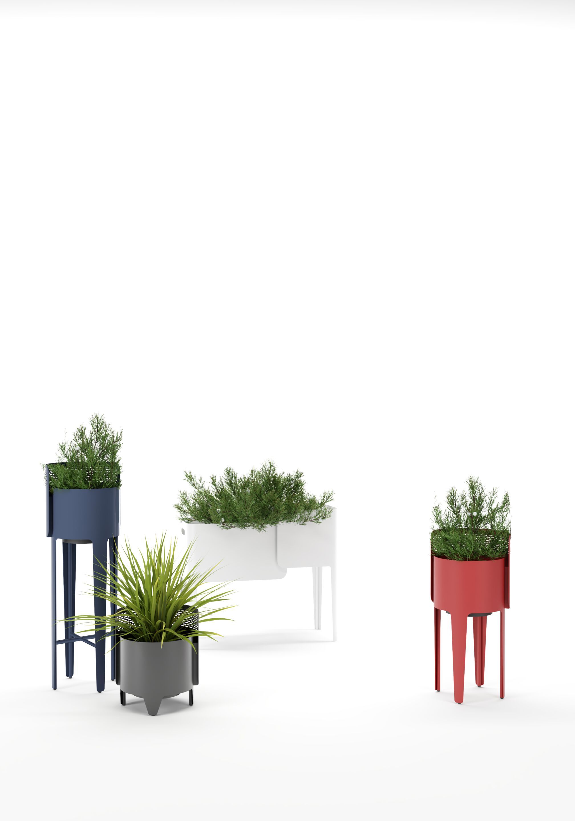 Низкий алюминиевый плантатор VINEKO Empire ARCH-00095969 - Вид №1