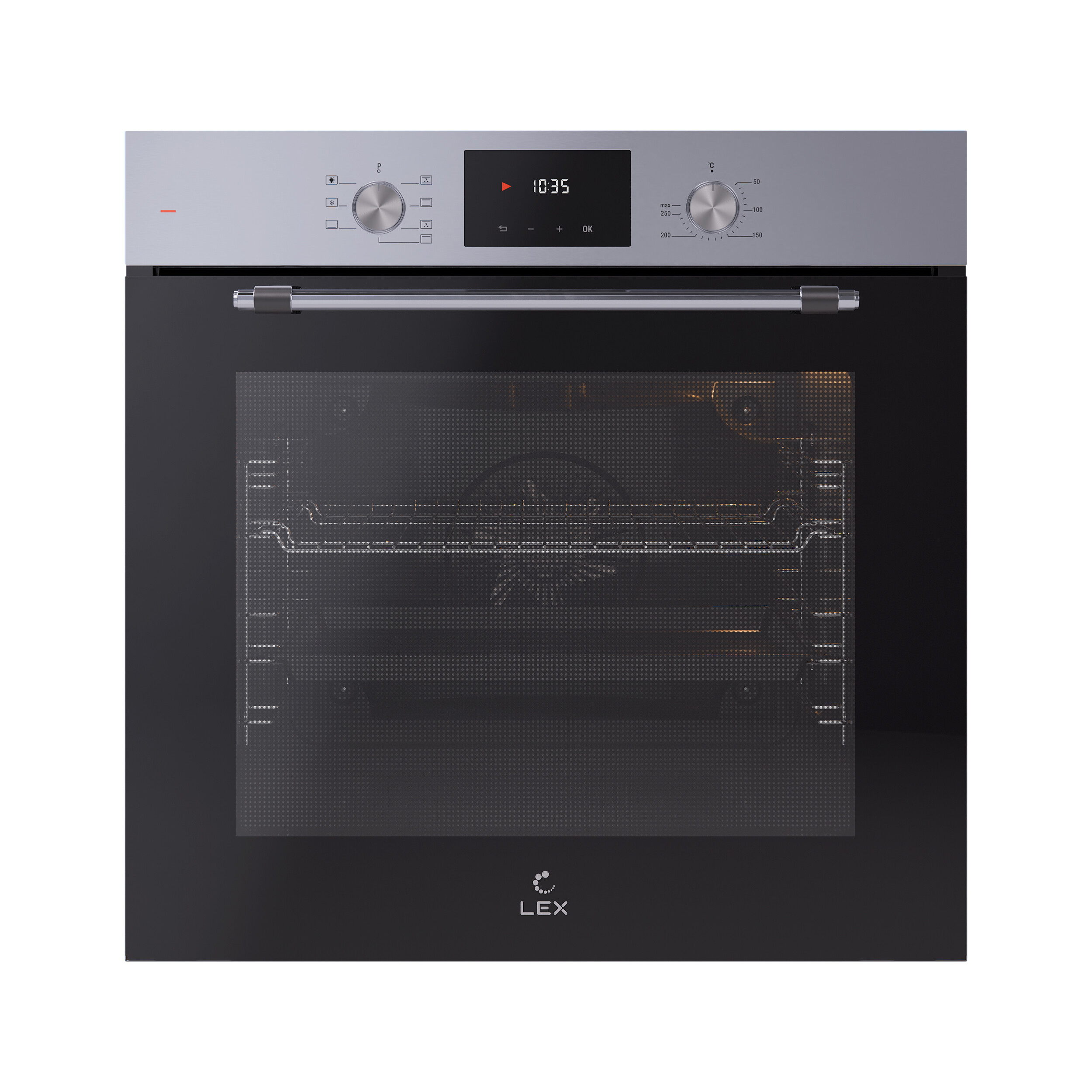 9242202 Электрический духовой шкаф LEX EDP 671 IX MAX серебристый STDN-0102642