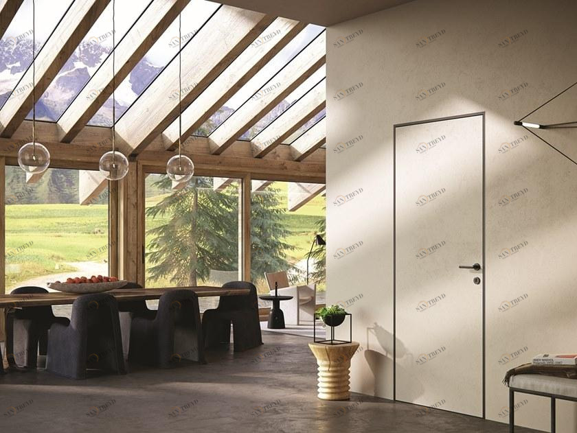 FERREROLEGNO Встраиваемая деревянная дверь со скрытыми петлями Sistema zero sun-id-1442063