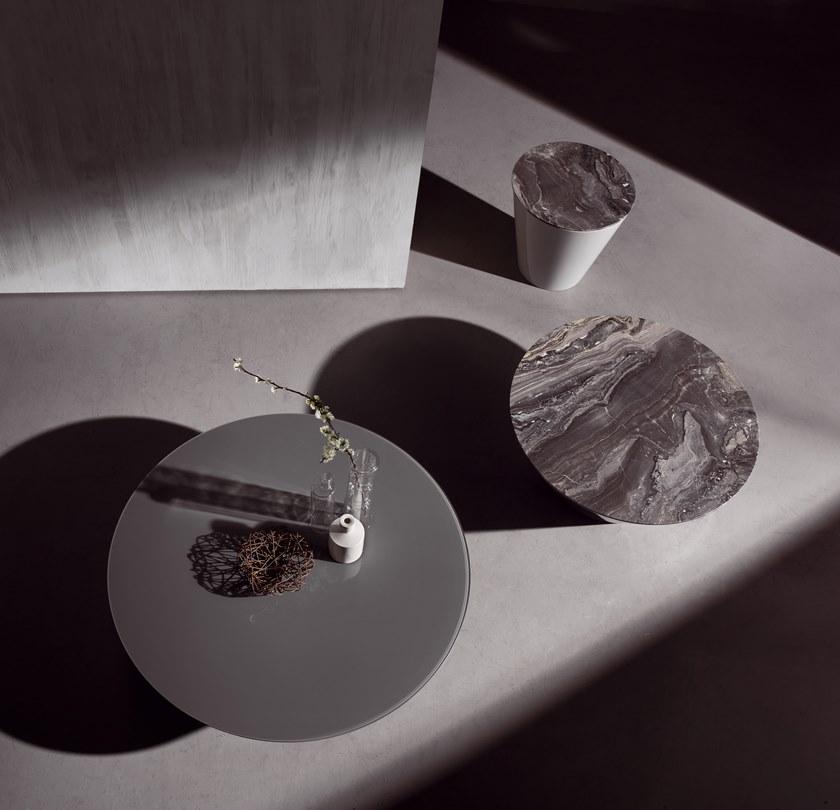 ACERBIS Круглый журнальный столик из Baydur® и хрусталя sun-id-1353005 - Вид №3