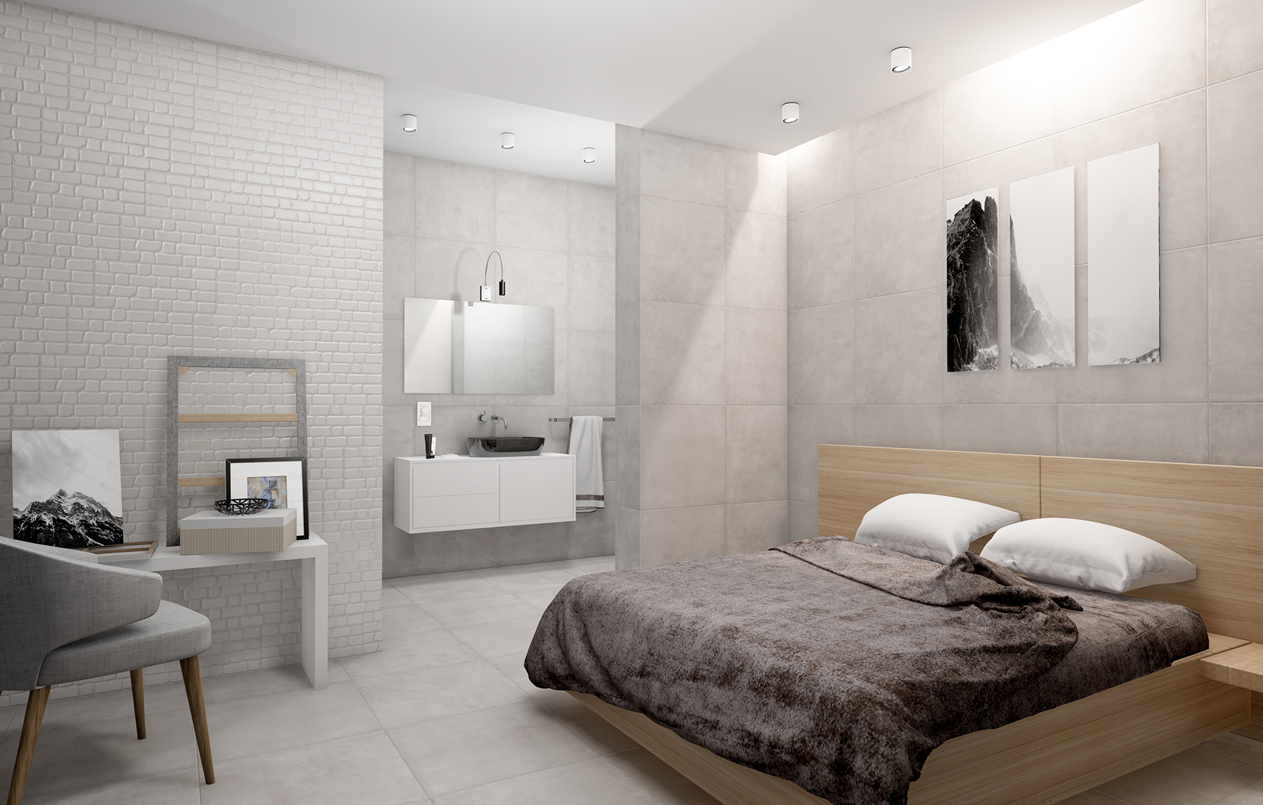 Керамическая плитка ЛОФТ 139363 20х45 см PiezaROSA  - Вид №2