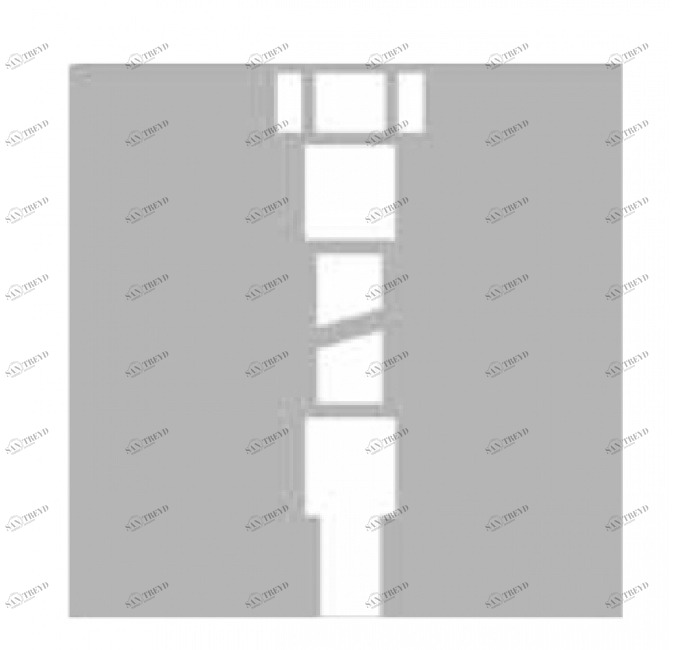 GENEBRE 100116 Соединительный комплект 8 x 1 - F 3/8 "35 см 