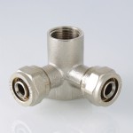 VTm.334.N.200420 Водорозетка обжимная проходная Valtec 20 мм х 1/2"  - Вид №1