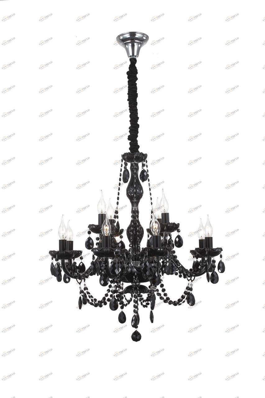 Подвесная люстра ST Luce Odilia SL642.403.12 черная ST LUCE ДИЗАЙНЕРСКИЕ, ODILIA 059529 Черный 