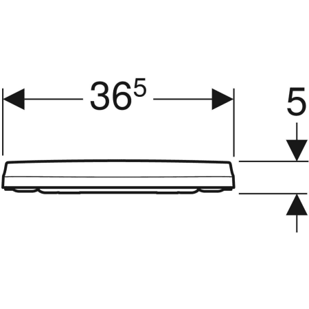 500.835.01.1 Сиденье для унитаза Geberit iCon тонкое исполнение Geberit  - Вид №3