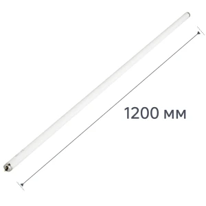 Фитолампа люминесцентная линейная для растений Osram T8 G13 36 Вт розовый свет