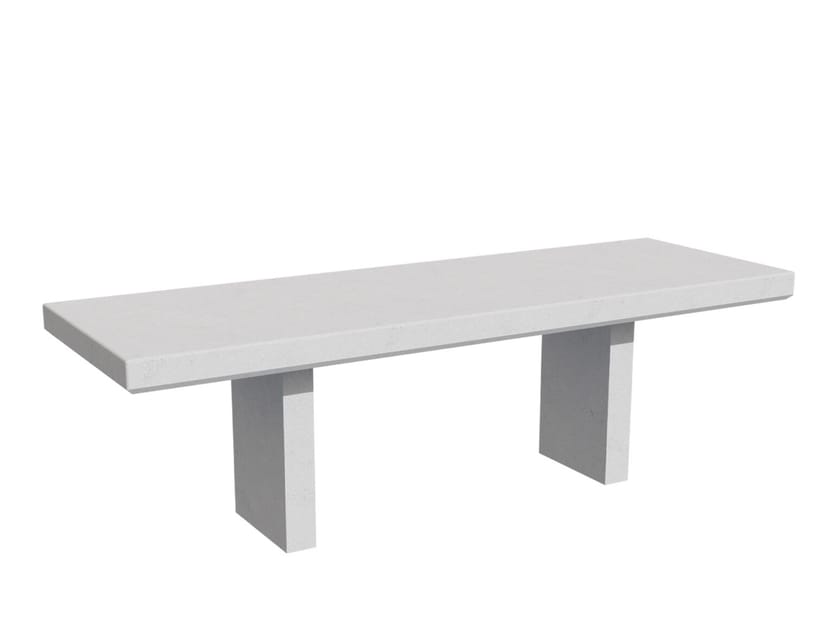 Бетонный прямоугольный стол для общественных мест amop Токио ARCH-00117842