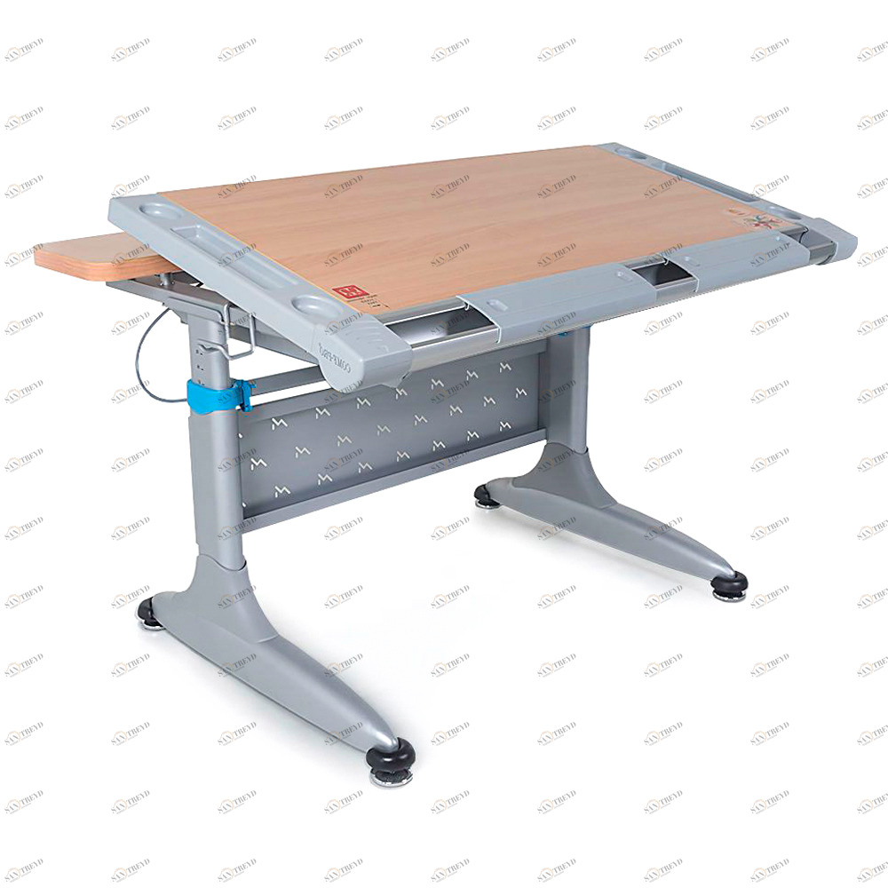 Парта Tokyo без ящика бук, серый, синий COMF-PRO  261404 Коричневый;серый Santreyd 