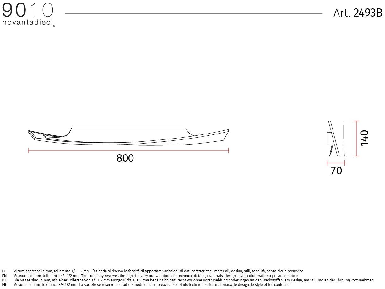 9010 novantadieci Аппликация светодиода из cristaly®  2493b  - Вид №3
