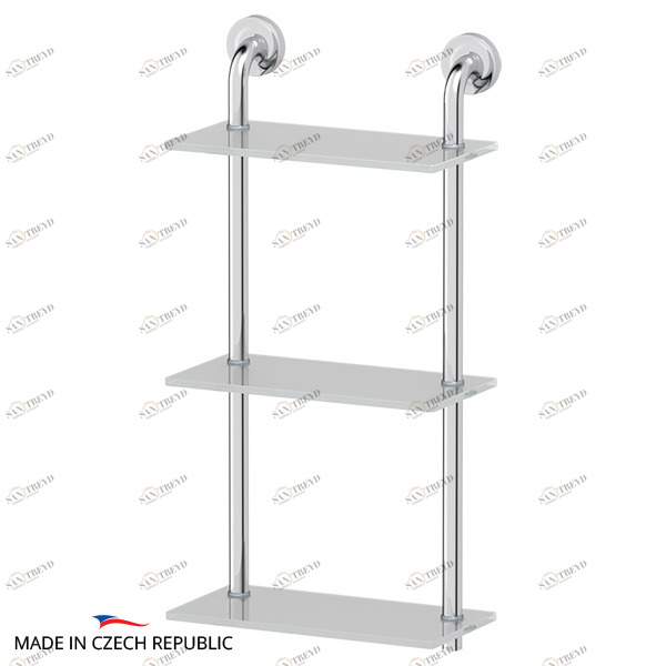 Полка 3-х ярусная 30 см Ellux ELEGANCE ELE 040 sun-id-561810