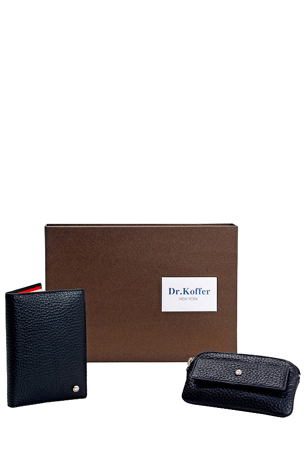 X510281-77-12 Подарочный набор обложка для автодокументов и ключница Dr Koffer 