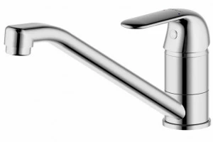 смеситель для кухни низкий с изливом 220 мм SIMPLE F7135193CP-RUS bravat