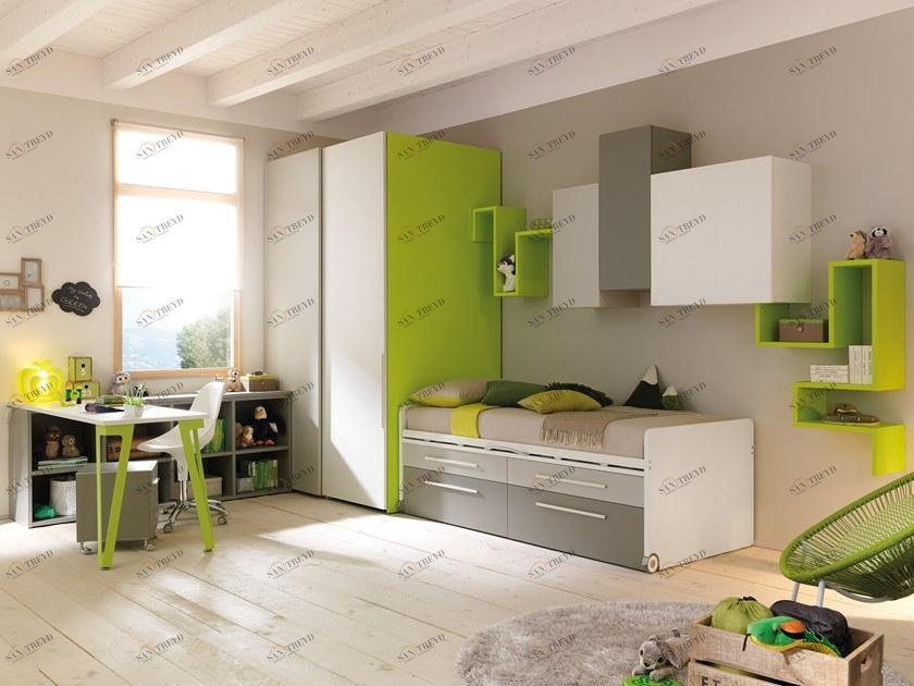 Moretti Compact Деревянная спальня с гардеробной sun-id-1393202