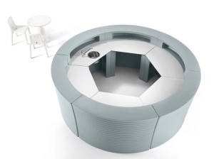 Наружная полиэтиленовая барная стойка