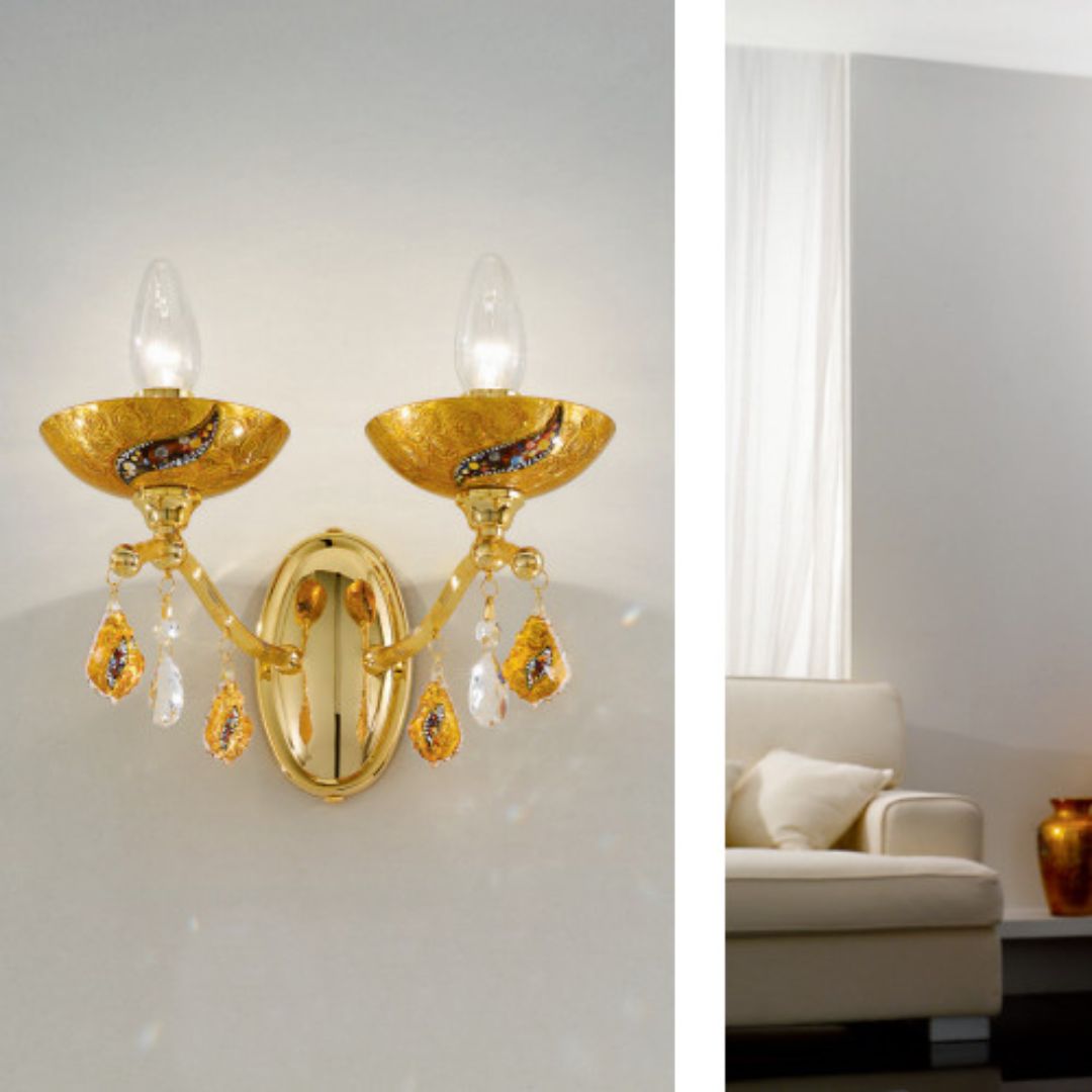 Kolarz 0234.62.3.KI.KPT gold Carmen бра 95931 - Вид №1