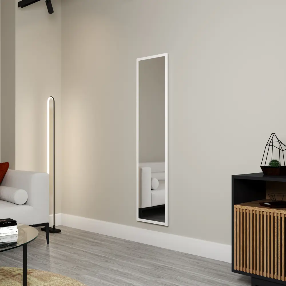 Декоративное зеркало Continent Альпы прямоугольное 41x161 см МДФ белое STLM-2034162 - Вид №4