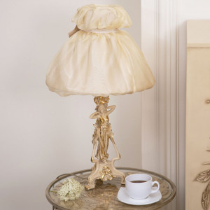 32064,34003 Настольная лампа Флора Айвори Мадлен Жемчуг BOGACHO