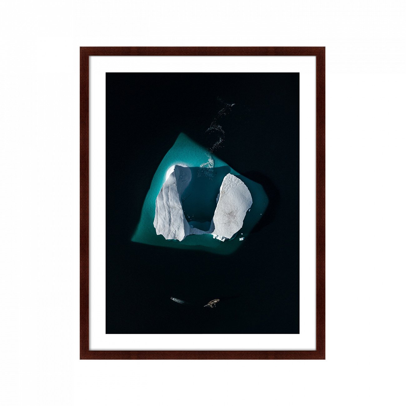 Арт-фотография в деревянной раме 78,5х100 см Floating Iceberg in Greenland No 1 КАРТИНЫ В КВАРТИРУ  264835 Белый;голубой;разноцветный  - Вид №1