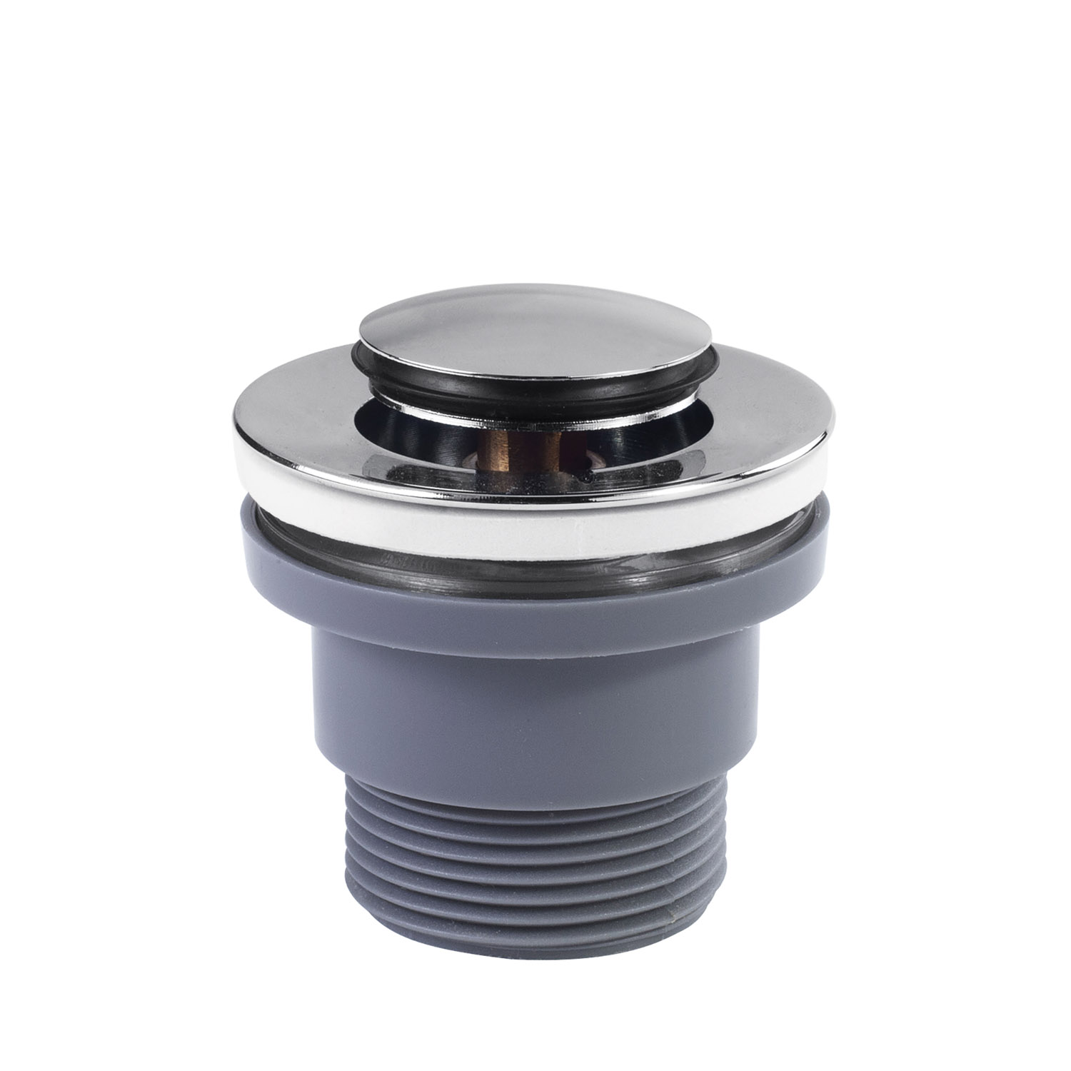 Сливной клапан Click-clack для умывальника без перелива-134215026 TRES Drain