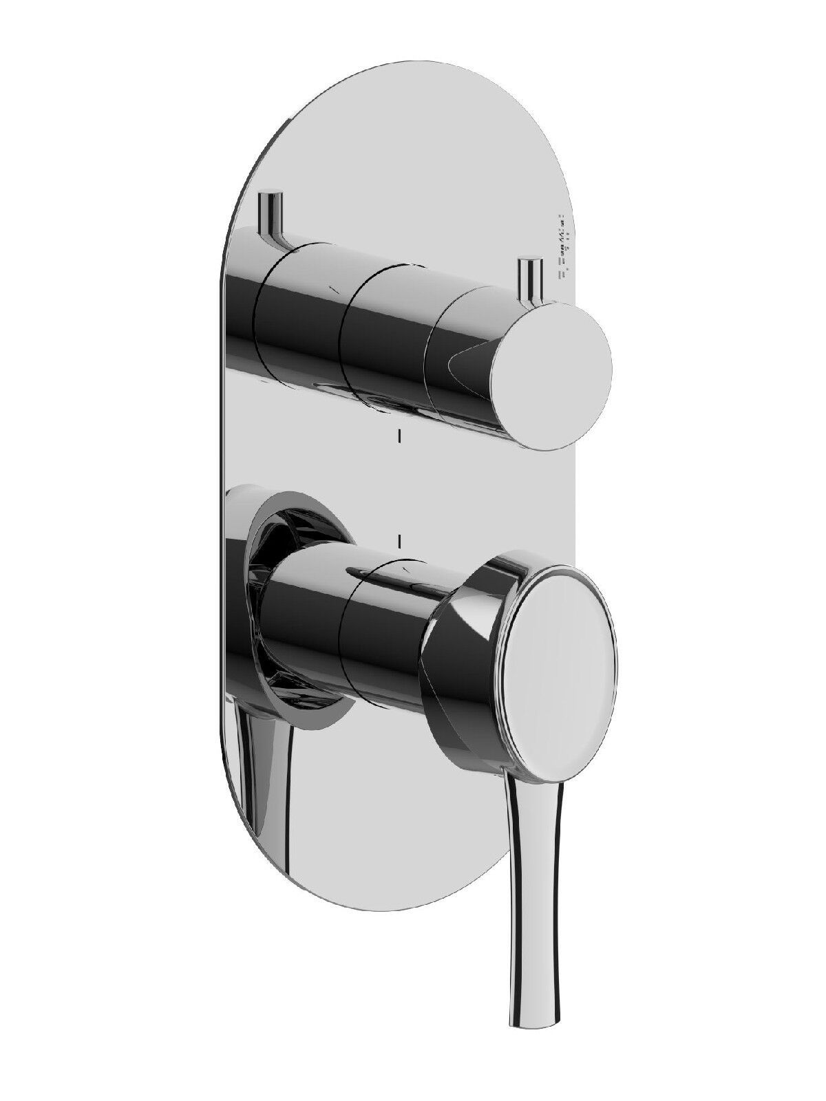 Встраиваемый смеситель для душа с переключателем Rubinetterie Frattini Delizia ARCH-00050681 - Вид №6