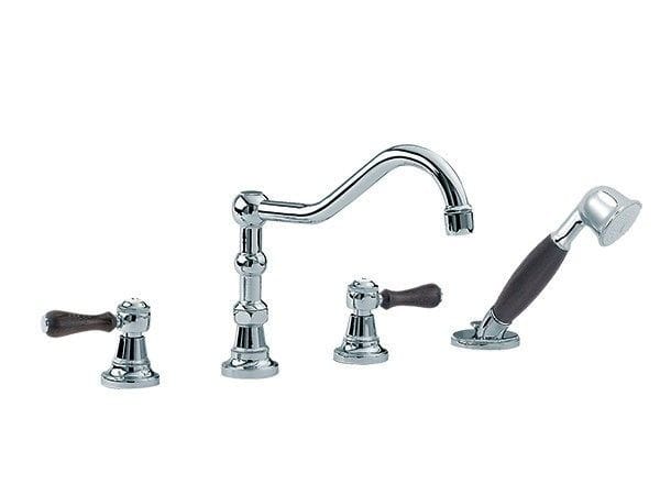 Кухонный смеситель со съемным ручным душем rvb 1935 WOOD ARCH-00010337