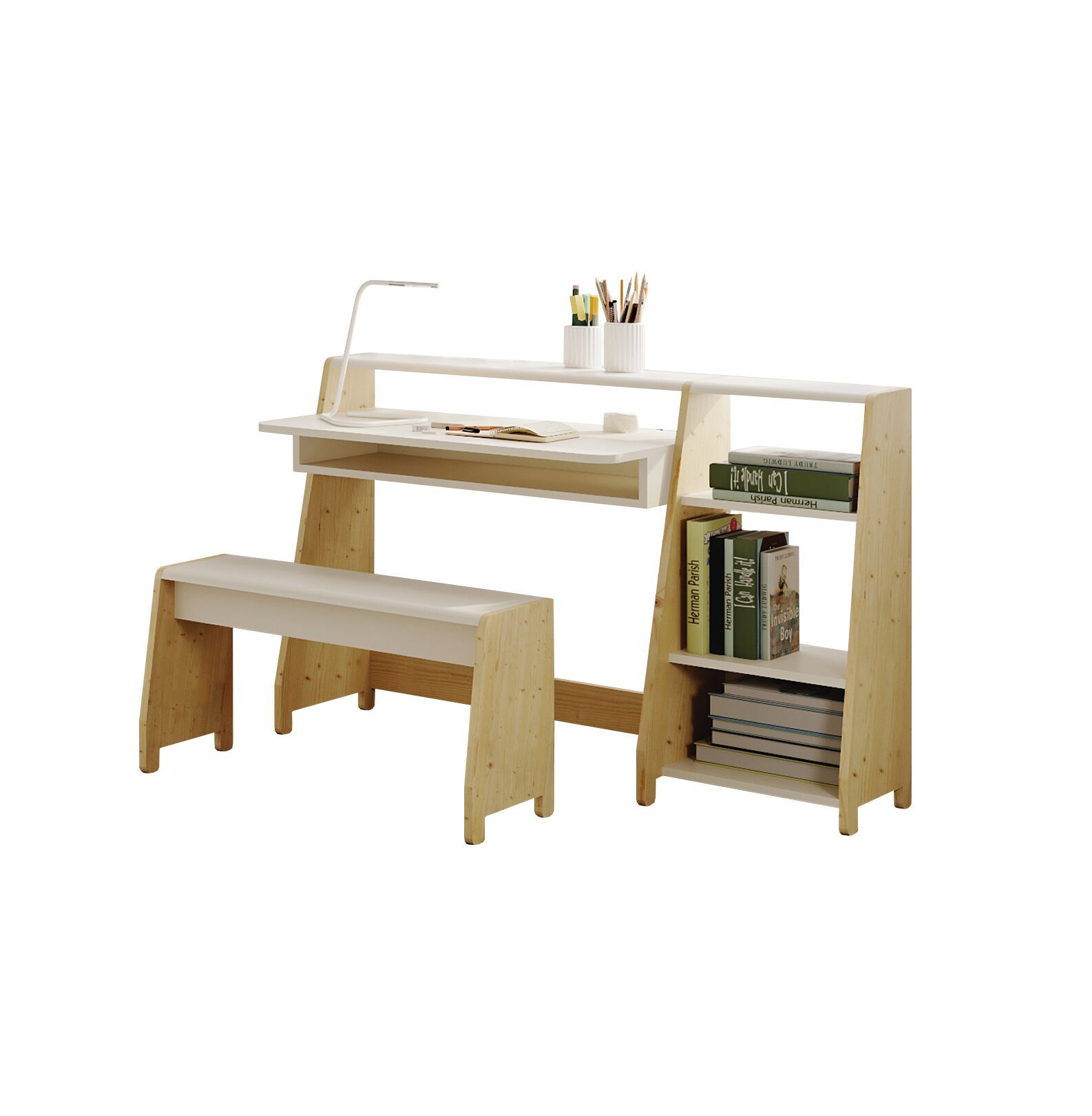 Деревянная скамья Mathy by Bols ASYMETRY ARCH-00137410 - Вид №4