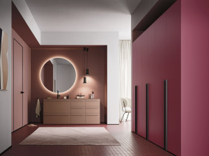 Шкаф для белья со стиральной машиной