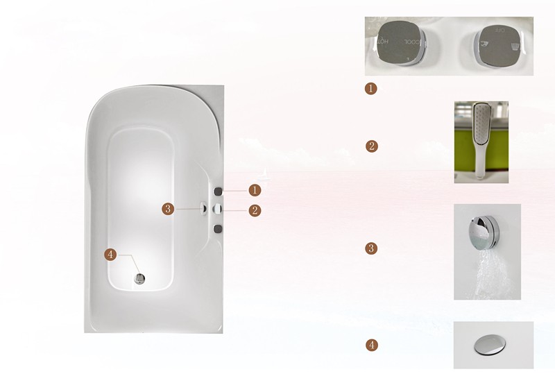 M628 Ванна акриловая SSWW  - Вид №1