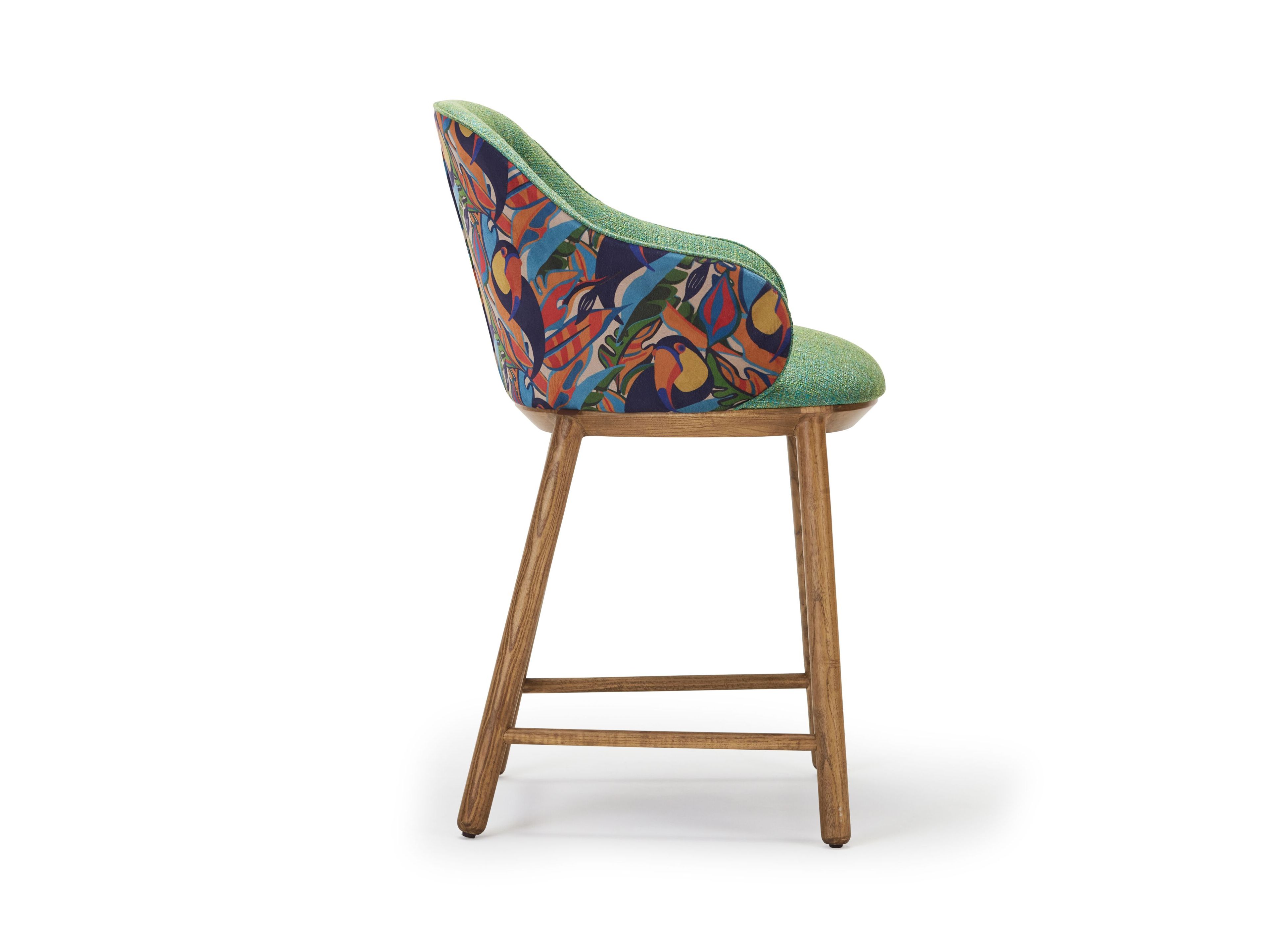 Тканевый барный стул с подлокотниками и спинкой Papell Design Анкара ARCH-00083016 - Вид №2