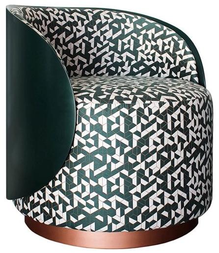 Jetclass Вращающееся кресло из ткани с подлокотниками  Jbk303  - Вид №6