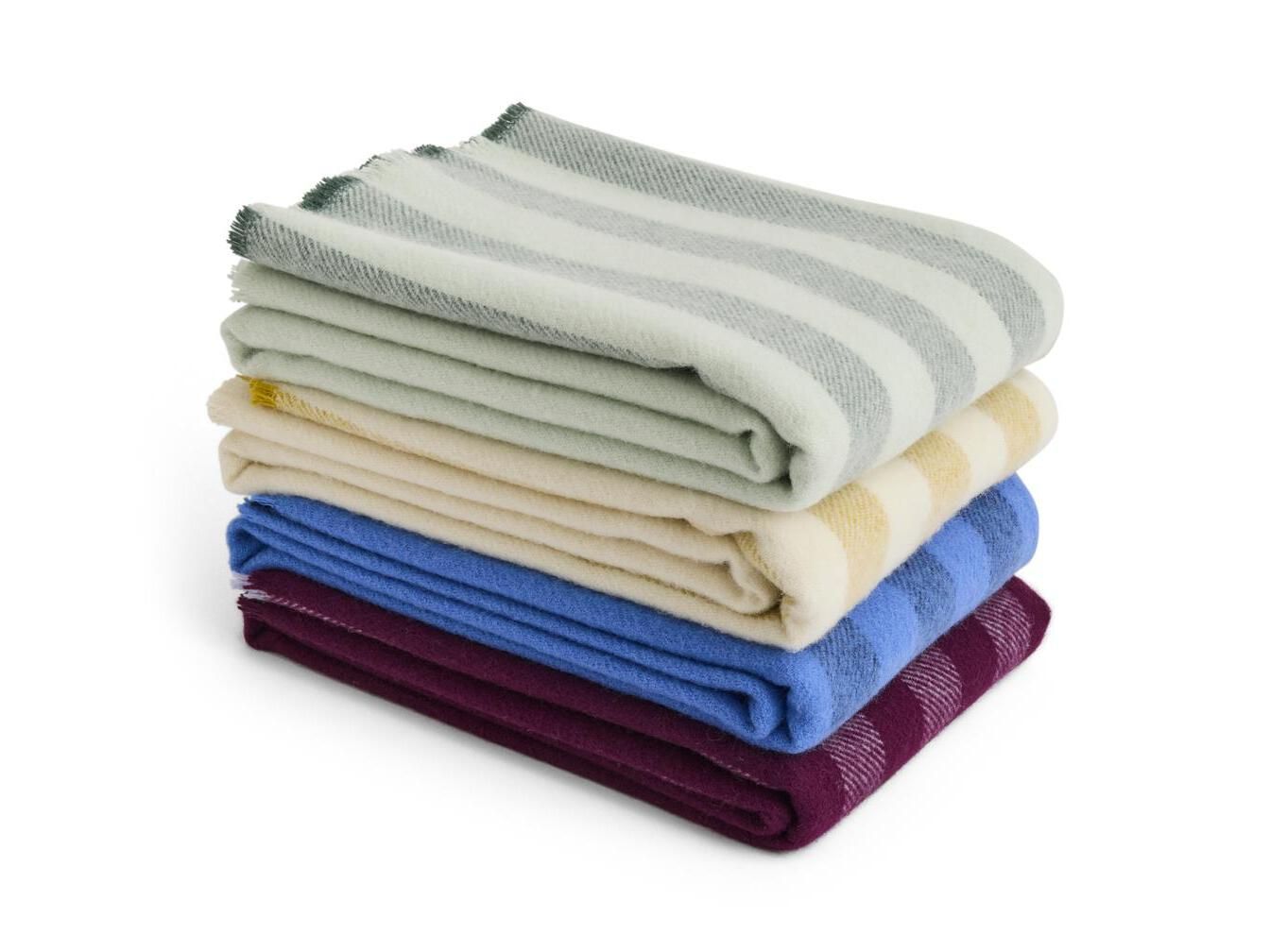 Шерстяное полосатое одеяло Hay DUO THROW ARCH-00143549